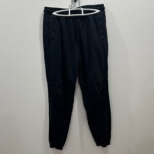 Gymshark Men's Black Jogger sweat Pants back pocket medium GUC sweatpants